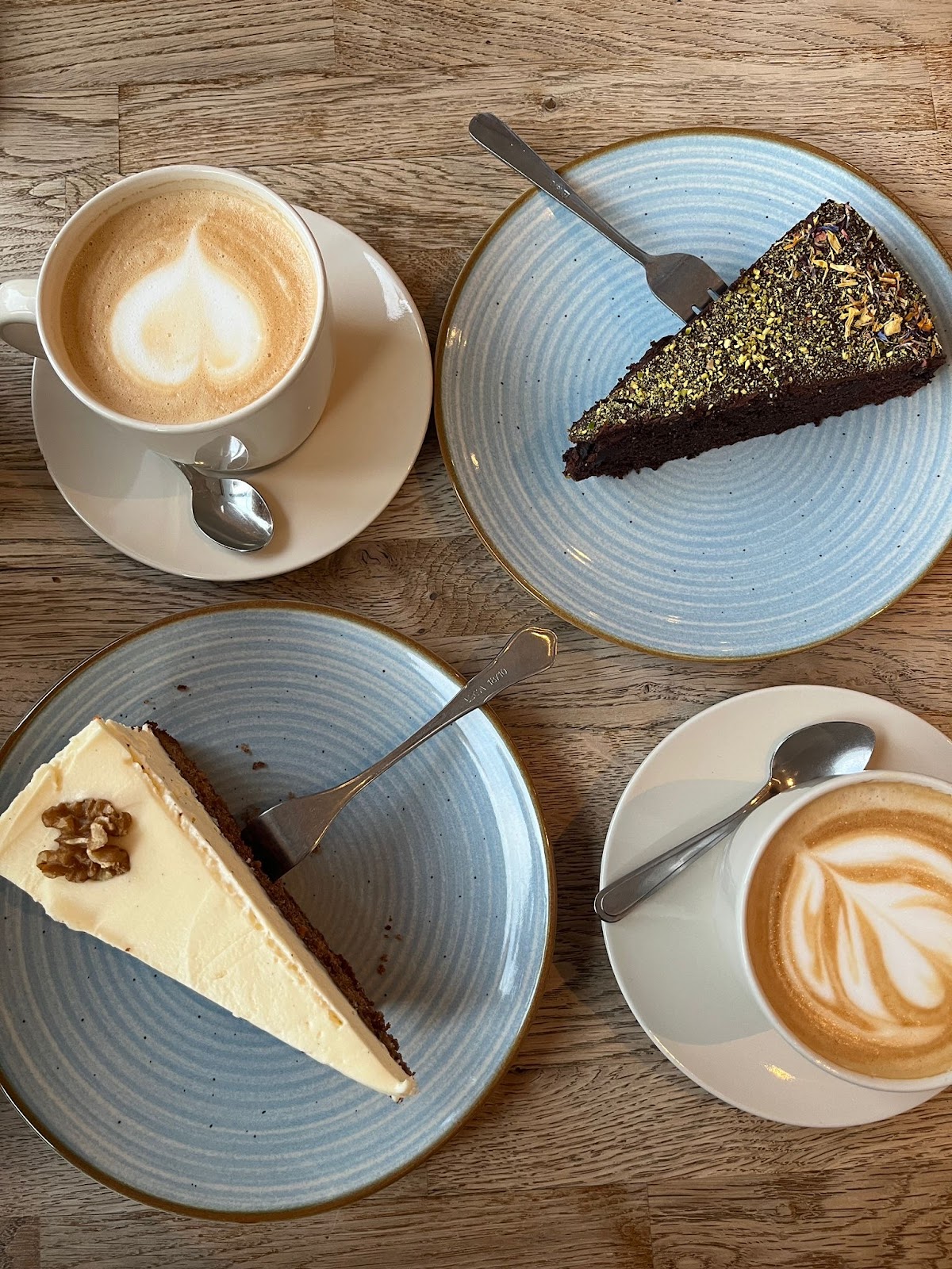 Frühstücksteller im Café