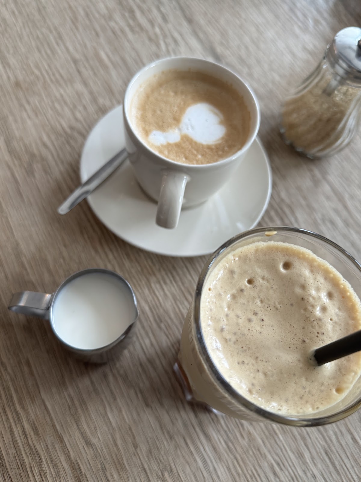 Latte Art im Cappuccino